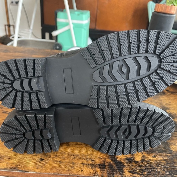 GAP Black Combat & Moto Boots - Picture 3 of 9